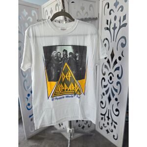 Def Leppard Hysteria Tour Shirt 1987 Band Tee NWT Small Rock Concert Tee Small